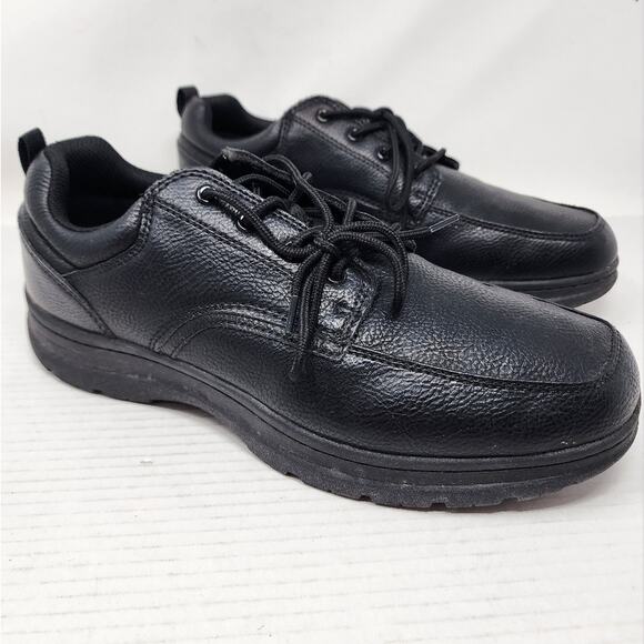 Perry Ellis Portfolio Men's Black Shoes Lace up Eldridge Ultra Foam Comfort 11 - Picture 2 of 10